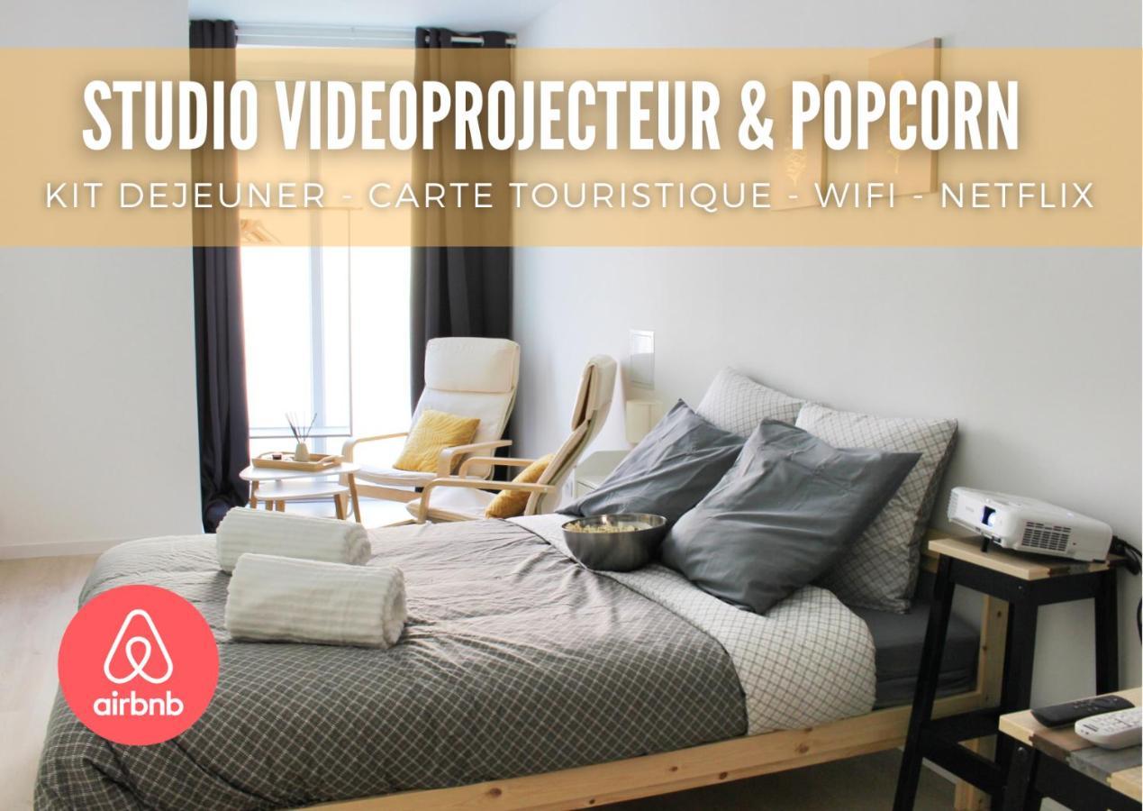 Studio Videoprojecteur & Popcorn - Proche Victoire Apartment Bordeaux Luaran gambar